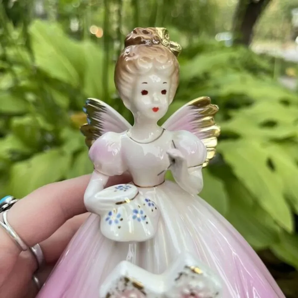 Josef Originals 11th Birthday Girl Angel Porcelain Figurine with Sticker Vintage